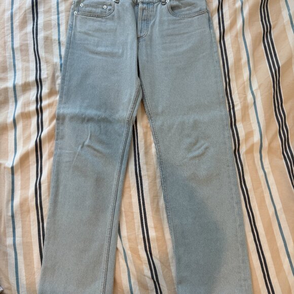APC A.P.C. New Standard Jeans Bleached Denim Stonewash - Picture 3 of 7